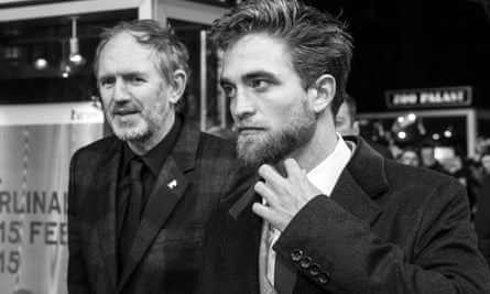 Robert Pattinson (right) with director Anton Corbijn at Berlinale international film festival in February 2015