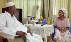 Jaha Dukureh with her father. FGM