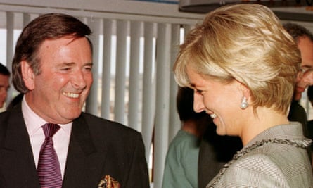 Sir Terry Wogan with Diana, Princess of Wales in 1997.