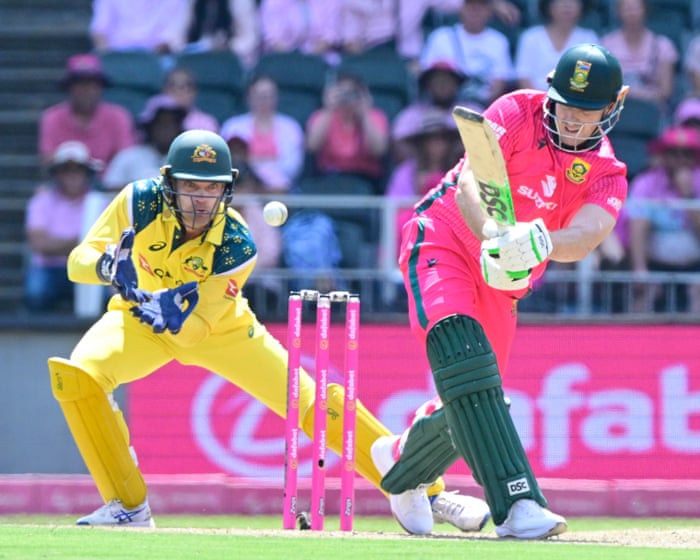 South Africa v Australia: second men’s one-day cricket international – live