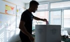 European elections live: leaders condemn attack on Denmark’s PM as more countries head to the polls