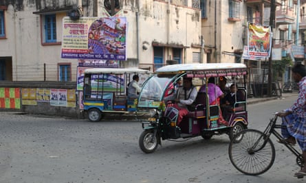 A Toto on the streets of Chandannagar, India