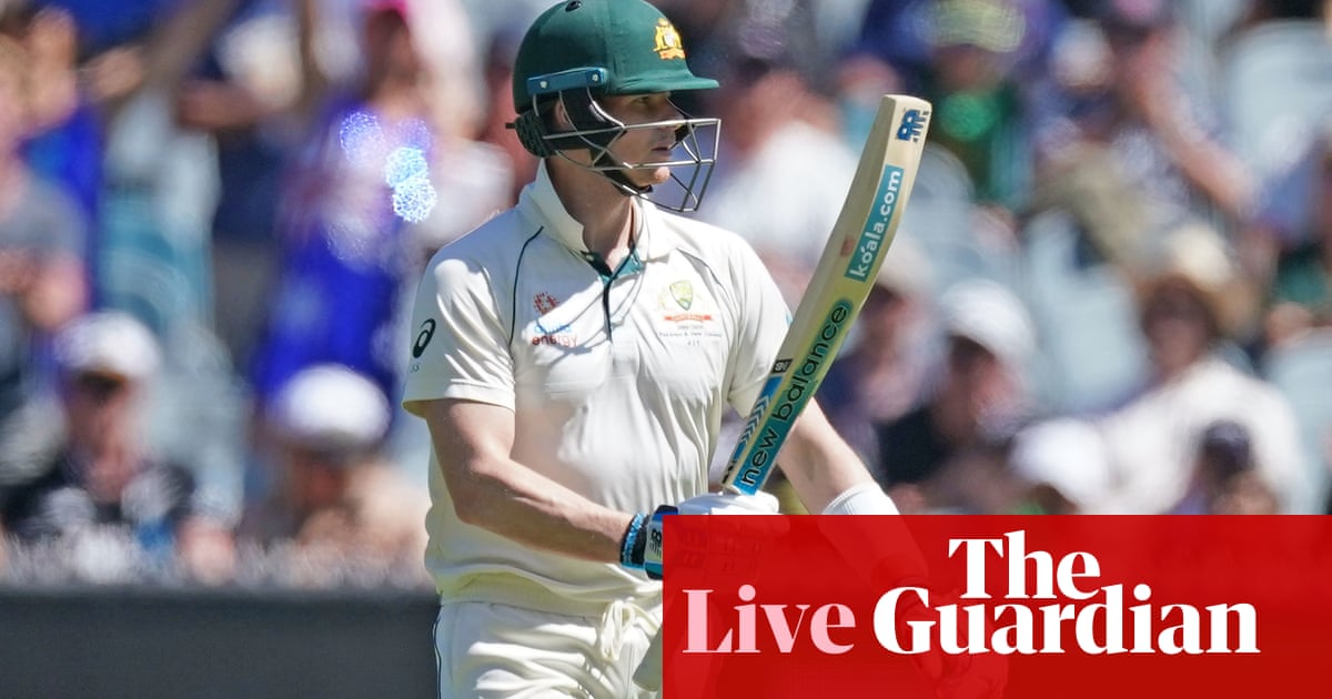 Australia V New Zealand Boxing Day Test Day One As It Happened Sport The Guardian