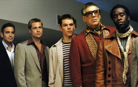 George Clooney, Brad Pitt, Matt Damon, Elliott Gould and Don Cheadle
