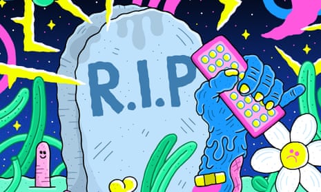 Death of TV endings cartoon