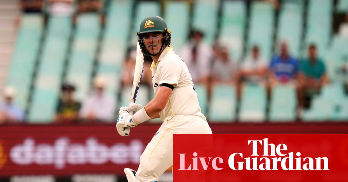 South Africa v Australia: first men’s cricket Test, day two – live