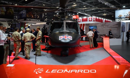 Leonardo AW149 helicopter