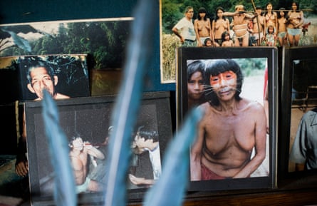 Photographs of tribesmen and women from the Peruvian Amazon taken by Peter Gorman during one of his expeditions.