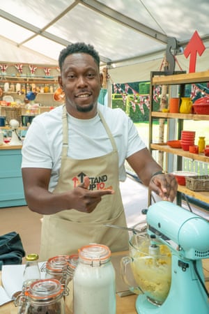 Dizzee Rascal on Bake Off