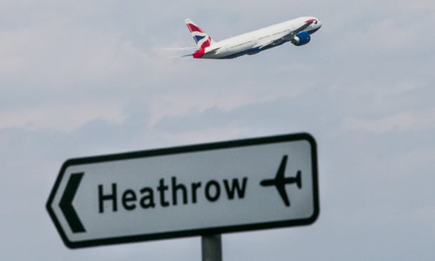 ‘Up one thousand, two thousand, three thousand feet’ … Heathrow sets off in the direction of poetry. 