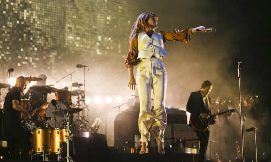 Florence and the Machine perform at the Austin City Limits music festival in 2015.
