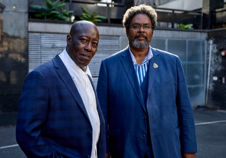 Lee and Desmond Jaddoo standing alongside each other