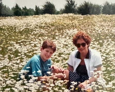 Stefan with his mother.