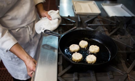 Delicious and disappointing ... croquettes in the pan.