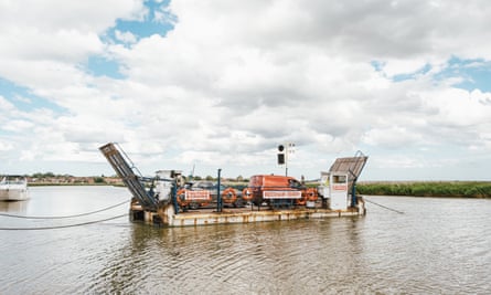 The Reedham chain ferry.