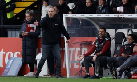 Jonas Eidevall oversaw a hard-fought win over Manchester City on Sunday.