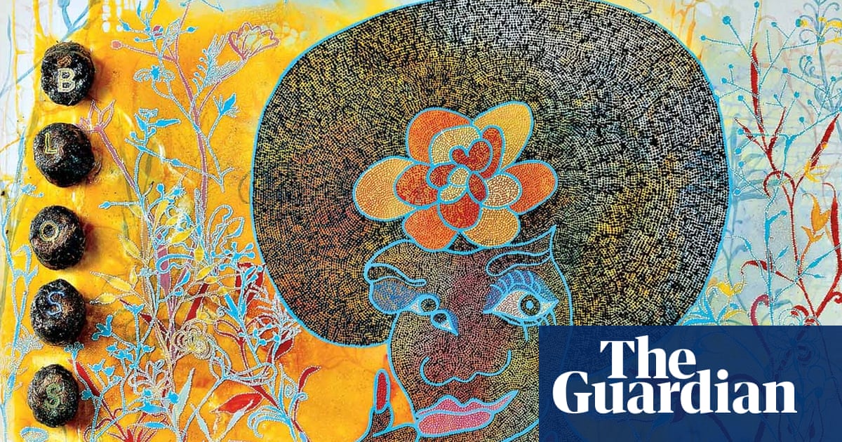 Chris Ofili's Blossom painting