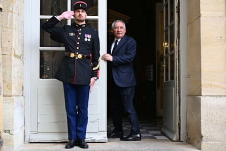 France’s prime minister, François Bayrou, at the Hotel de Matignon in Paris, 3 September 2025.