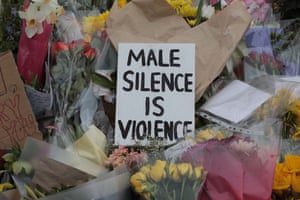 The Sarah Everard memorial on Clapham Common