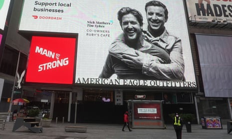 A DoorDash billboard is pictured in Times Square on the day they hold their IPO in New York City.
