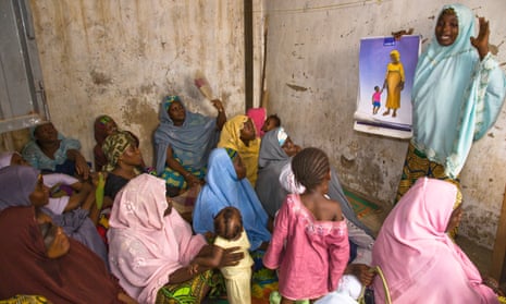 Family planning meeting in Nigeria