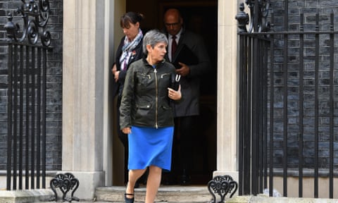 Cressida Dick, the Metropolitan police commissioner, outside 10 Downing Street in November 2020