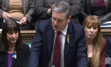 Keir Starmer at PMQs on Wednesday