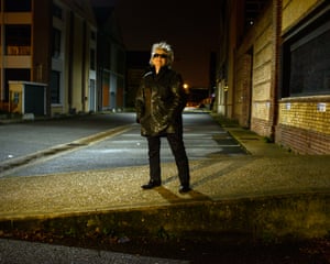 Rock singer Little Bob in Le Havre, France.