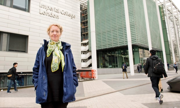 Joanna Haigh outside Imperial College London