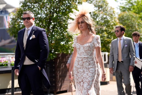 Racegoers arriving on day one of Royal Ascot.