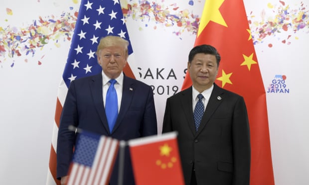 Donald Trump and Xi Jinping at the G20 summit in Osaka, Japan, in June 2019.