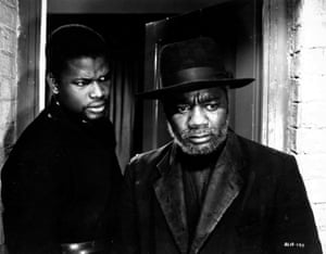 Sidney Poitier and Canada Lee in Cry the Beloved Country, 1951
