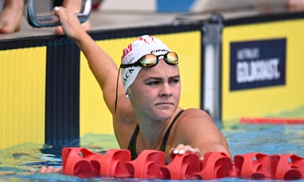 Shayna Jack at the Australian Open Swimming Championships on the Gold Coast last week.