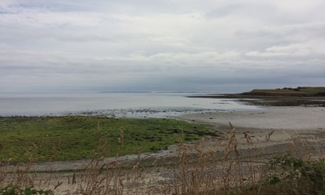 The view from Mill Quarter Bay of Killard and the Isle of Man.