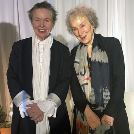 Double visions … Anderson, left, and Atwood in 2019.