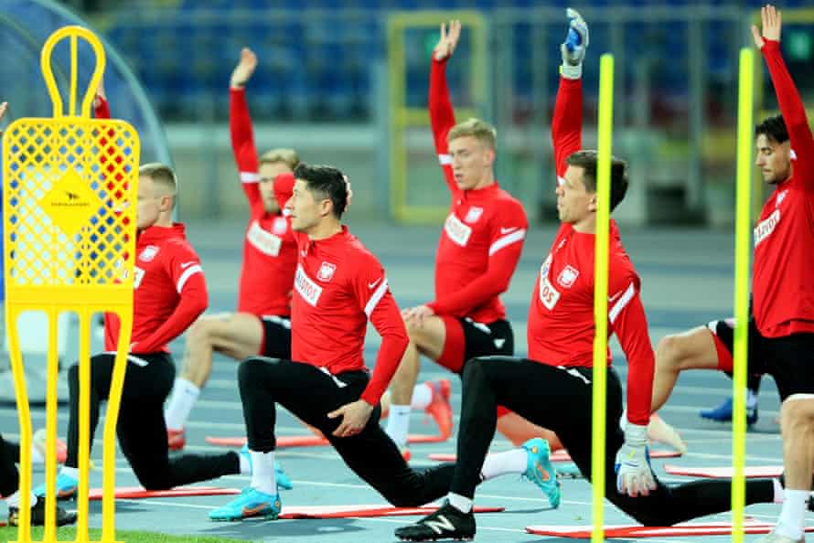 Poland are one win from the finals after their play-off with Russia was cancelled.