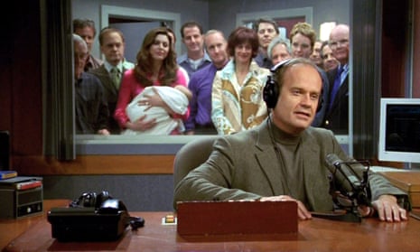 ‘Goodbye Seattle’ … Frasier signs off his final radio show in the last of the NBC hit series. 
