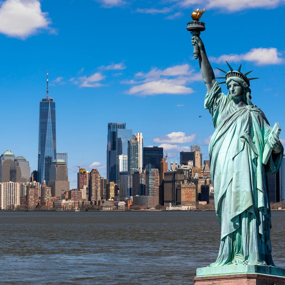 Trump Official Statue Of Liberty Poem Should Mean Poor Who Can Stand On Own Two Feet Us Immigration The Guardian