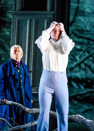 ‘Sensational’: Michael Fabiano, right, as Lensky with Dmitri Hvorostovsky in Eugene Onegin.