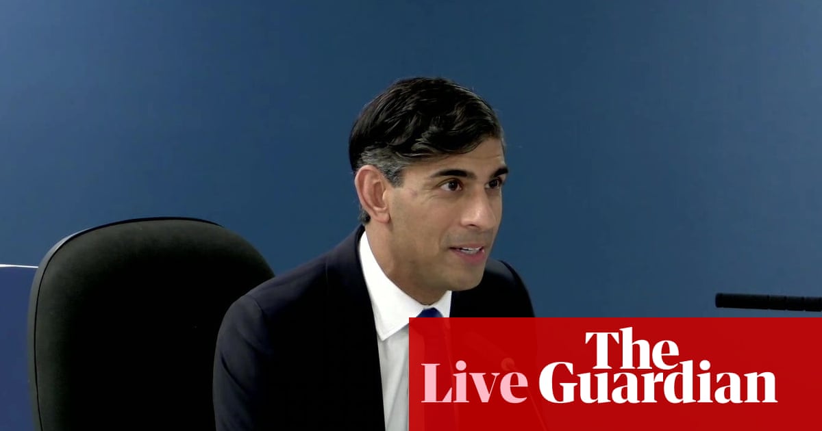 Covid inquiry: Rishi Sunak says the government was advised against moving ‘too early’ on Covid decisions – as it happened