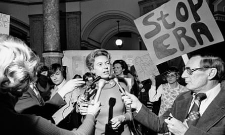 Phyllis Schlafly opposed abortion as part of her anti-feminist agenda.