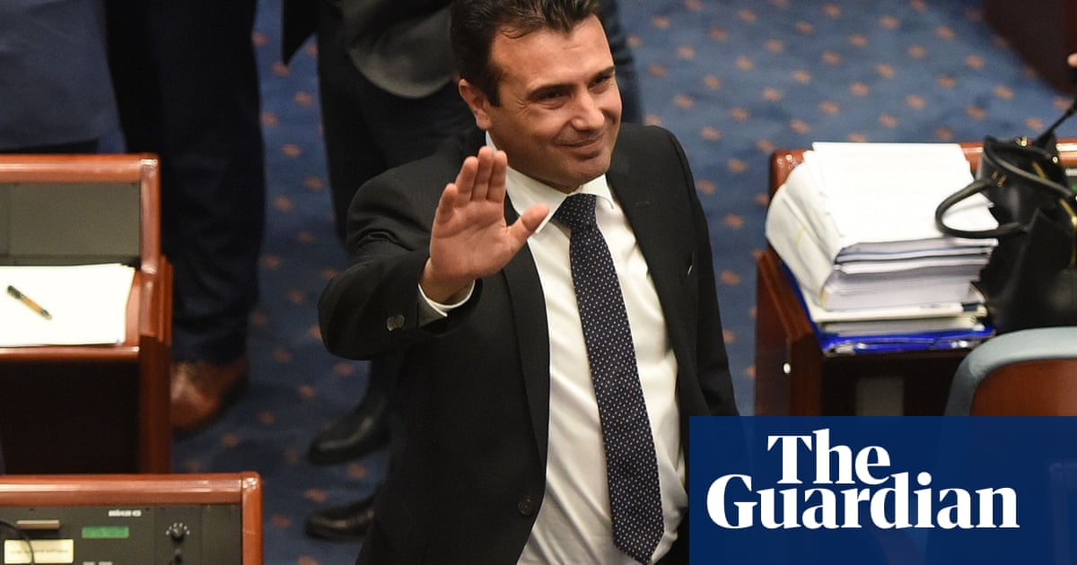 Macedonia's parliament votes to accept new name