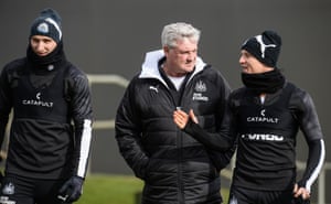 Jonjo Shelvey, Steve Bruce and Matt Ritchie