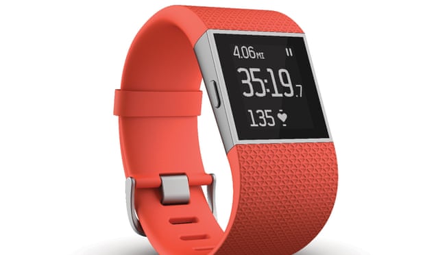The Fitbit Surge, the highest specced model of Fitbit on the market currently. 