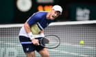 Andy Murray loses cool during first-round exit to Gilles Simon in Paris