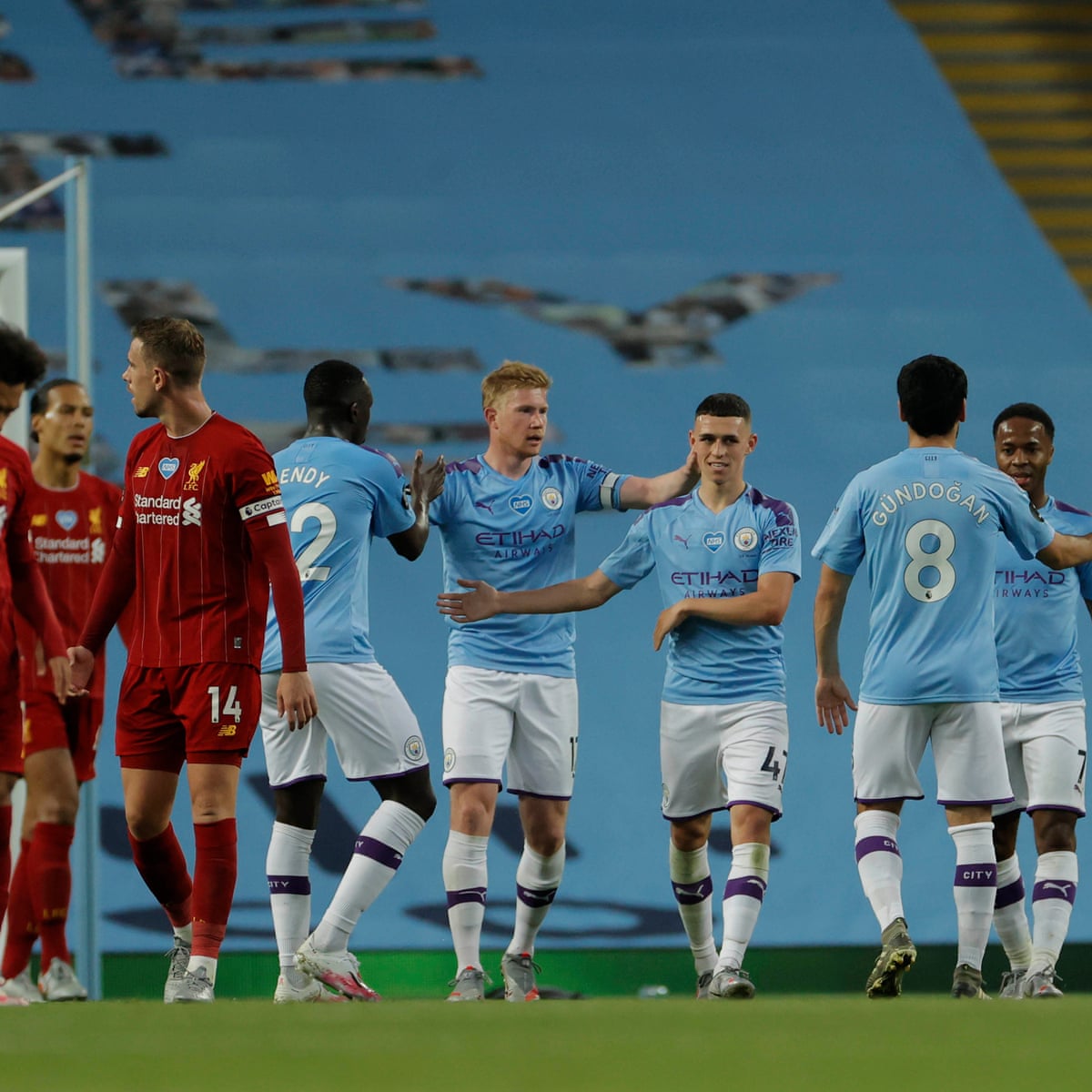 Manchester City 4 0 Liverpool Premier League As It Happened Football The Guardian