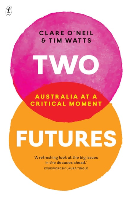 two futures clare o’neil tim watts book cover image text publishing
