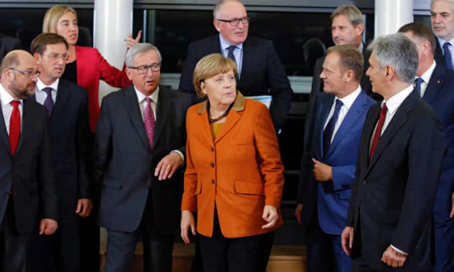 The leaders of EU members Austria, Bulgaria, Croatia, Germany, Greece, Hungary, Romania and Slovenia were attending the talks along with two non-members, Macedonia and Serbia.
