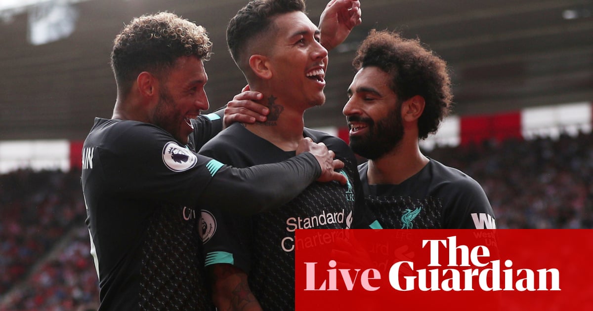 Southampton 1 2 Liverpool Norwich 3 1 Newcastle And More As It
