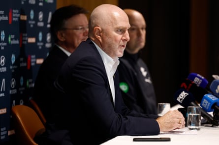 Carlton leaders including CEO Graham Wright speak to media about Michael Voss’s departure.